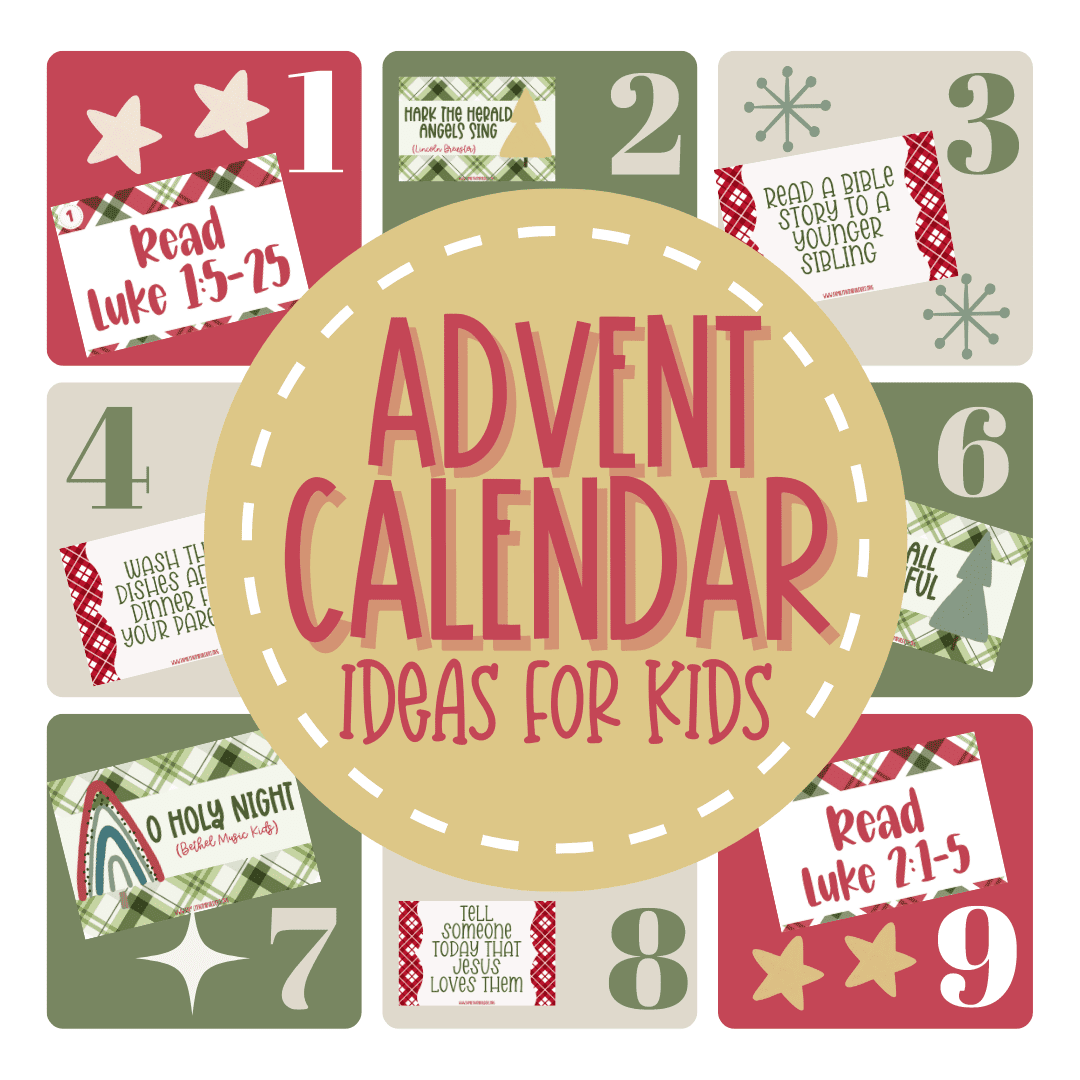 Printable Christian Advent Calendar For Kids