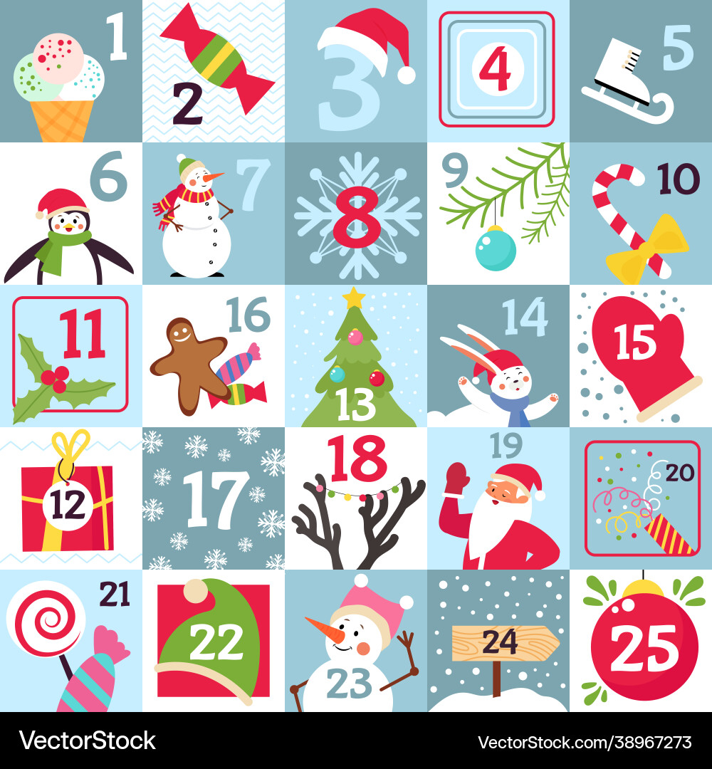 Free Christmas Calendar Printable