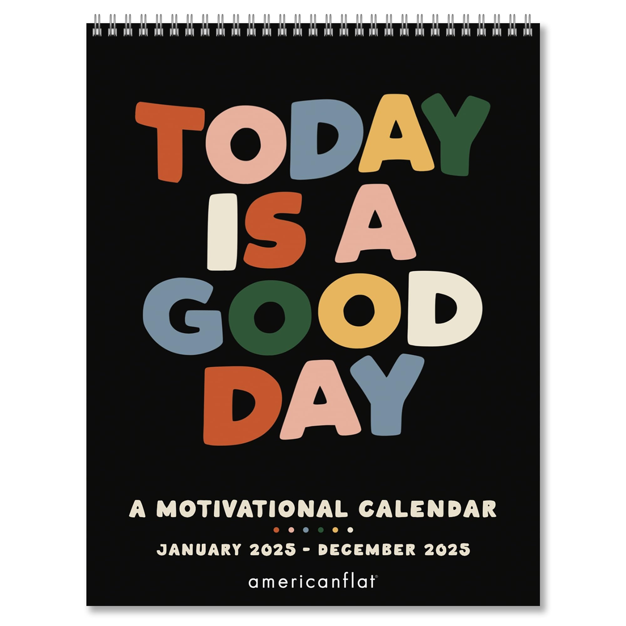 Amazon Americanflat 2025 Wall Calendar Motivational Quotes Design 10x13 Large Wall Calendar 12 Month Hanging Calendars For Home Or Office 2025 Calendars For Planning And Organization Office Products