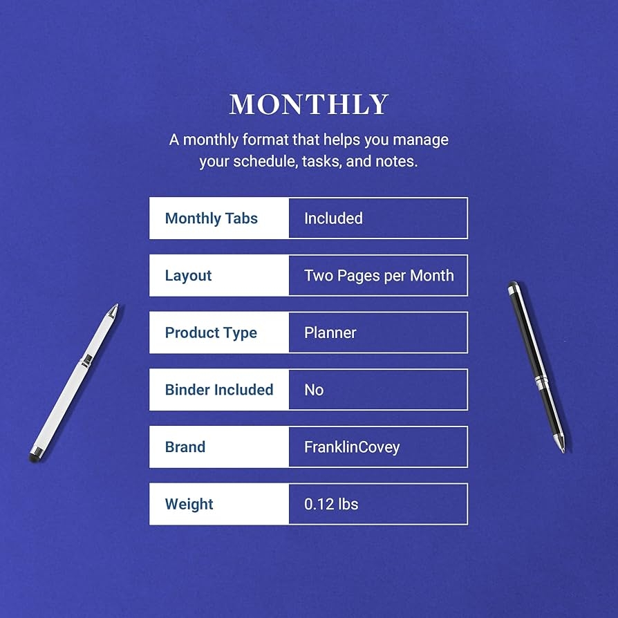 Printable Calendar Franklin Two Page