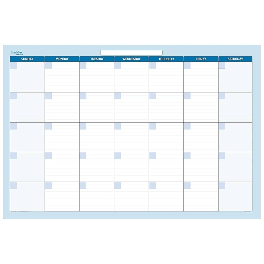 30 Work Day Calendar Planner Printable