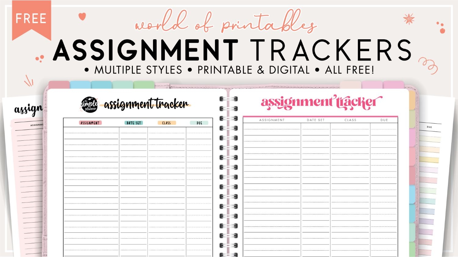 Printable Assignment Calendar College