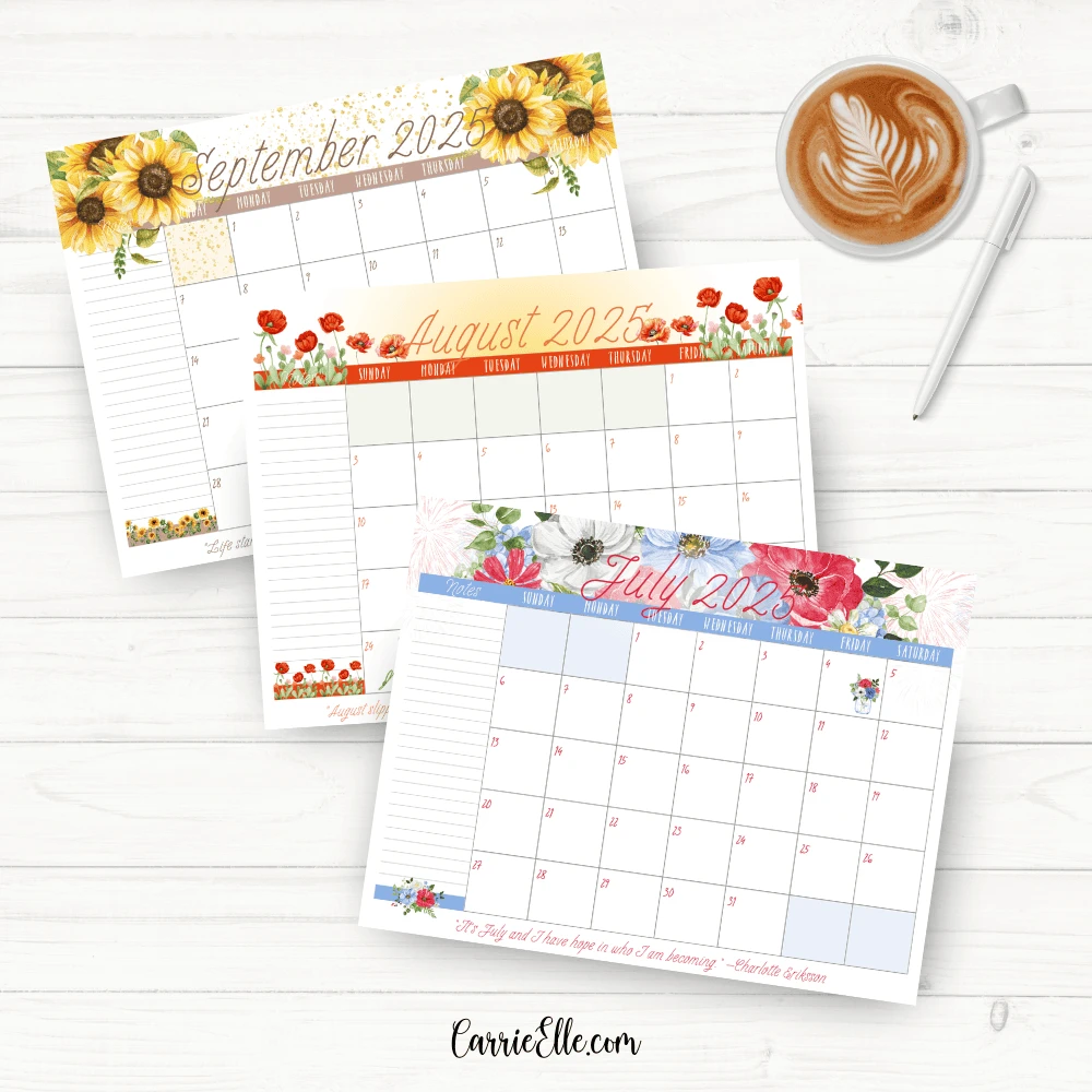 Small Free Printable 2025 Calendar