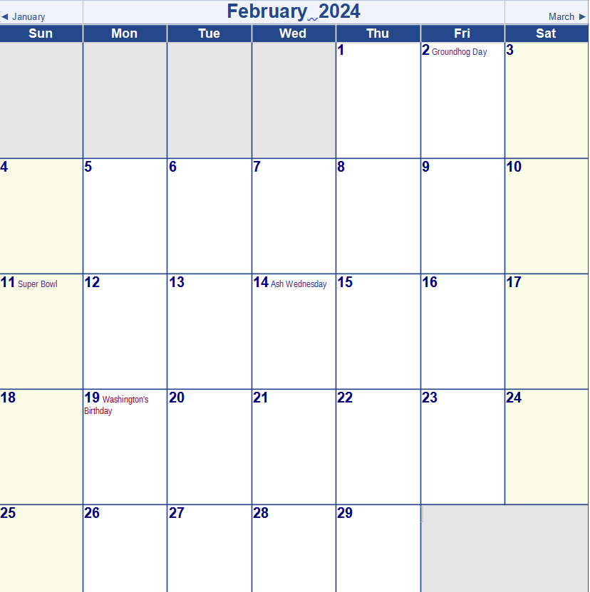 Best 12 FREE Blank Calendar Templates For Planning In 2024