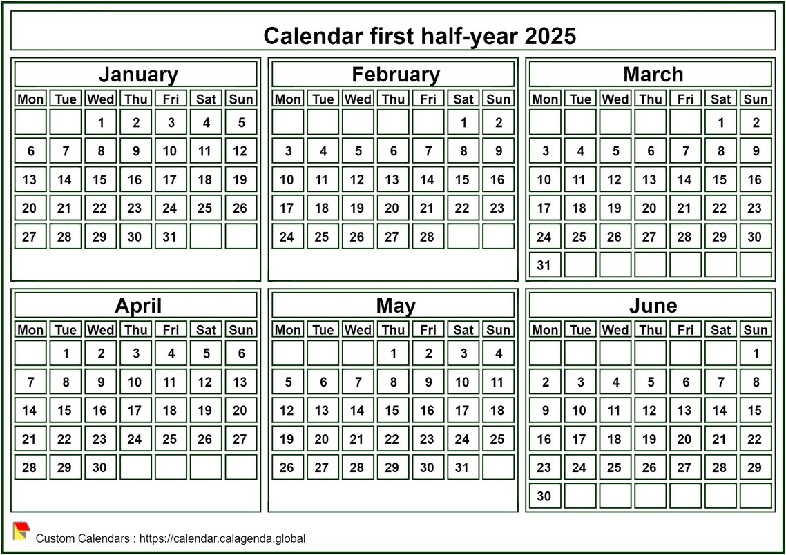 Small Printable 2025 Calendar By Month