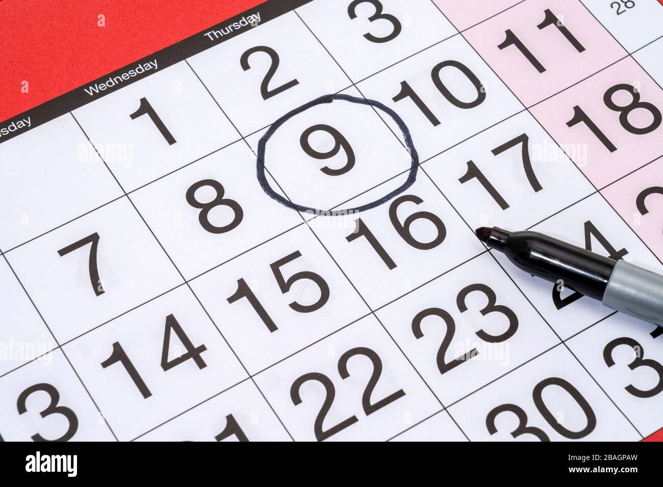 Mark Off Calendar Printable No Date