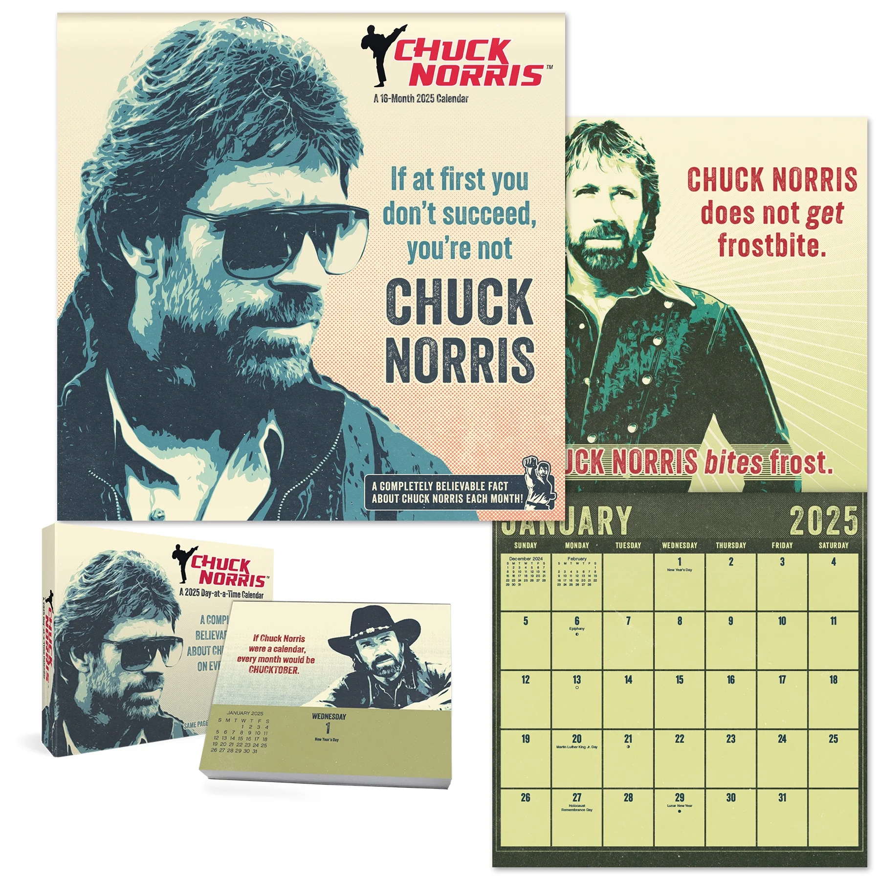 Chuck Norris Printable Calendar