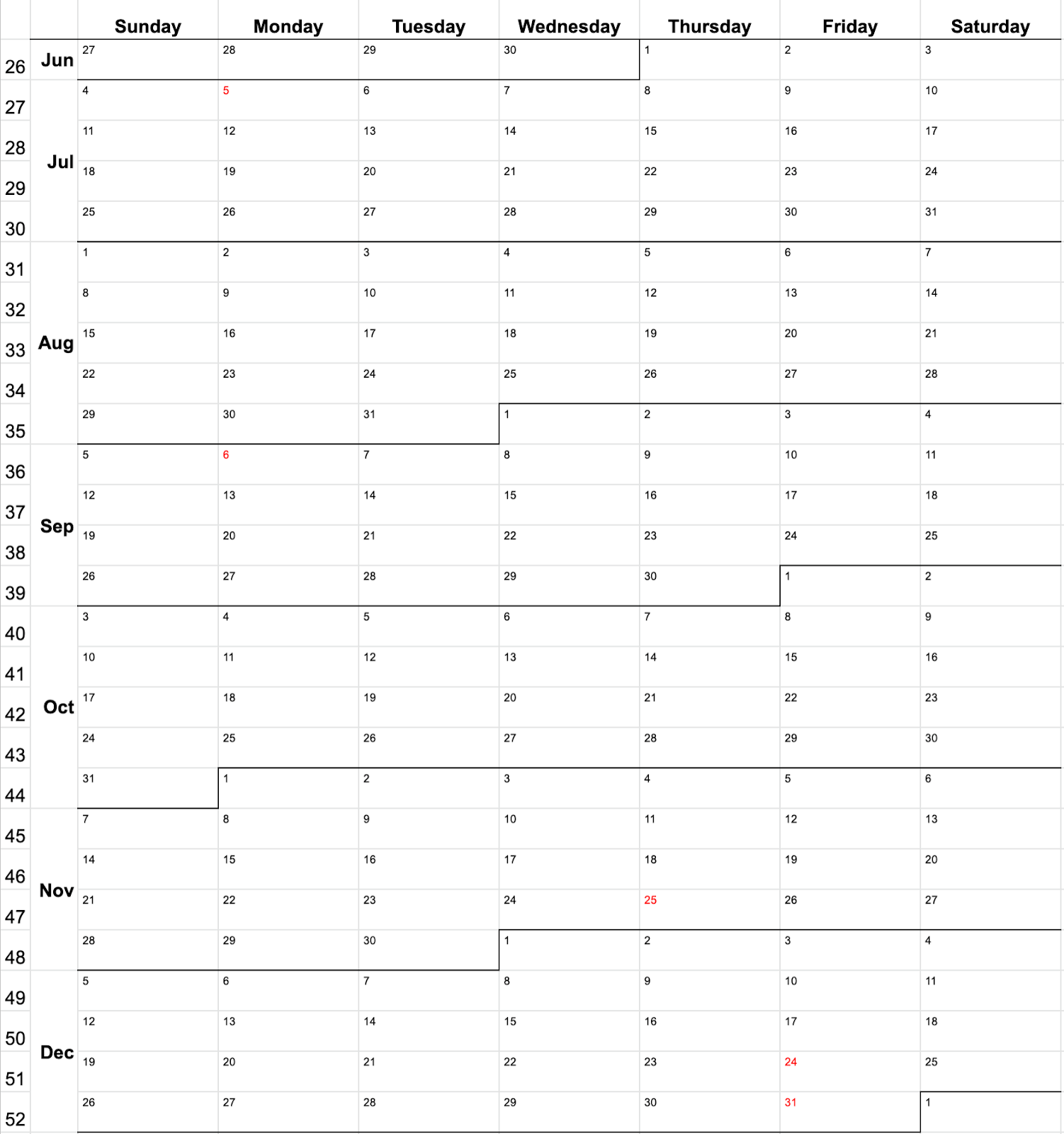 Continuous Calendars Jon Krohn