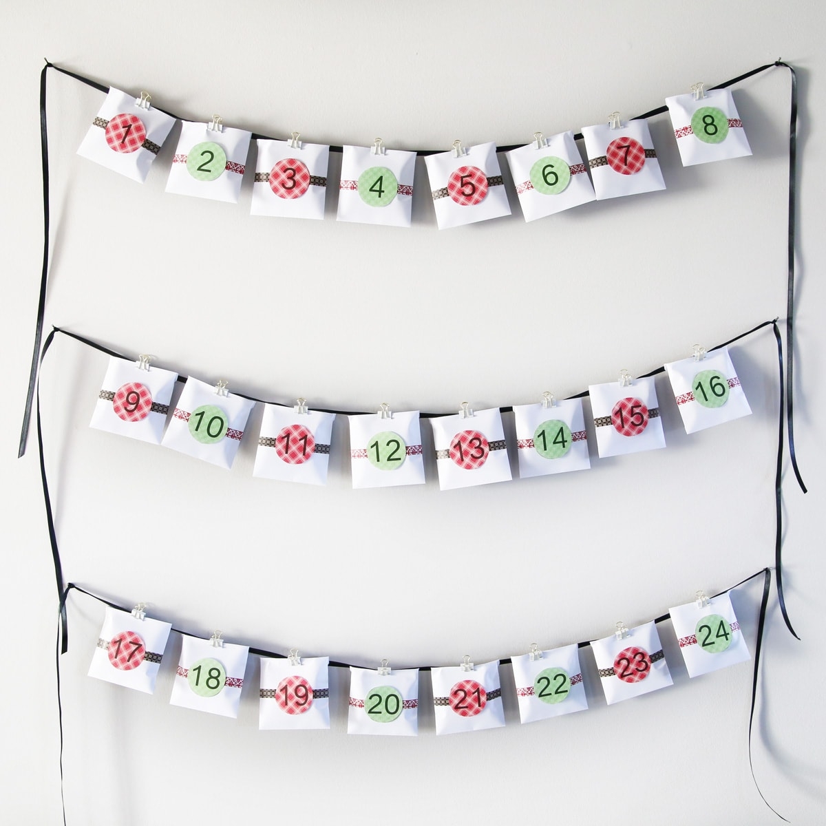 DIY Advent Calendar with FREE Printables Abby Organizes