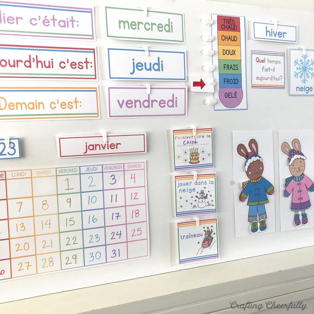 DIY Children s Calendar Free Calendar Printables In Multiple Languages 