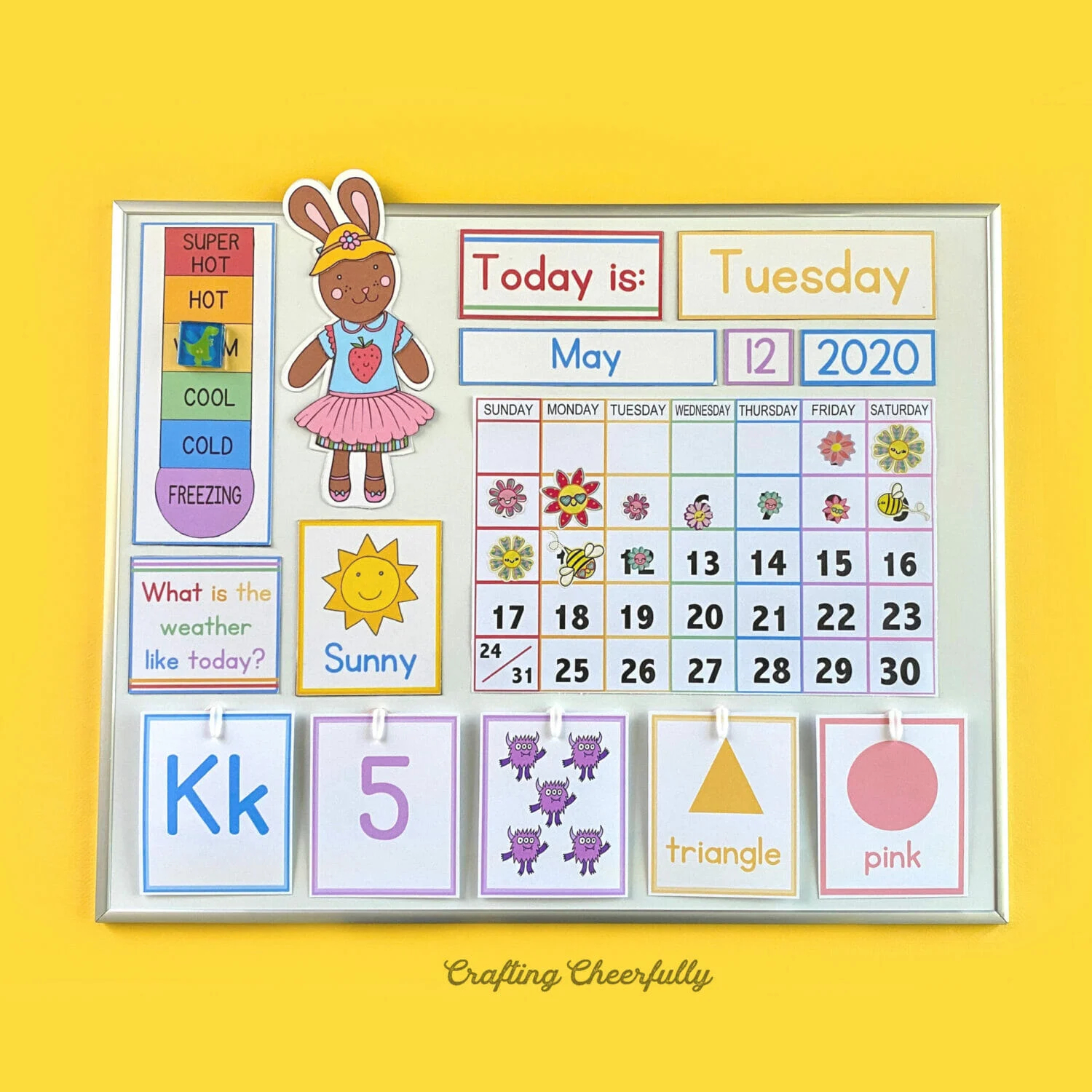 DIY Children s Calendar Free Calendar Printables In Multiple Languages 