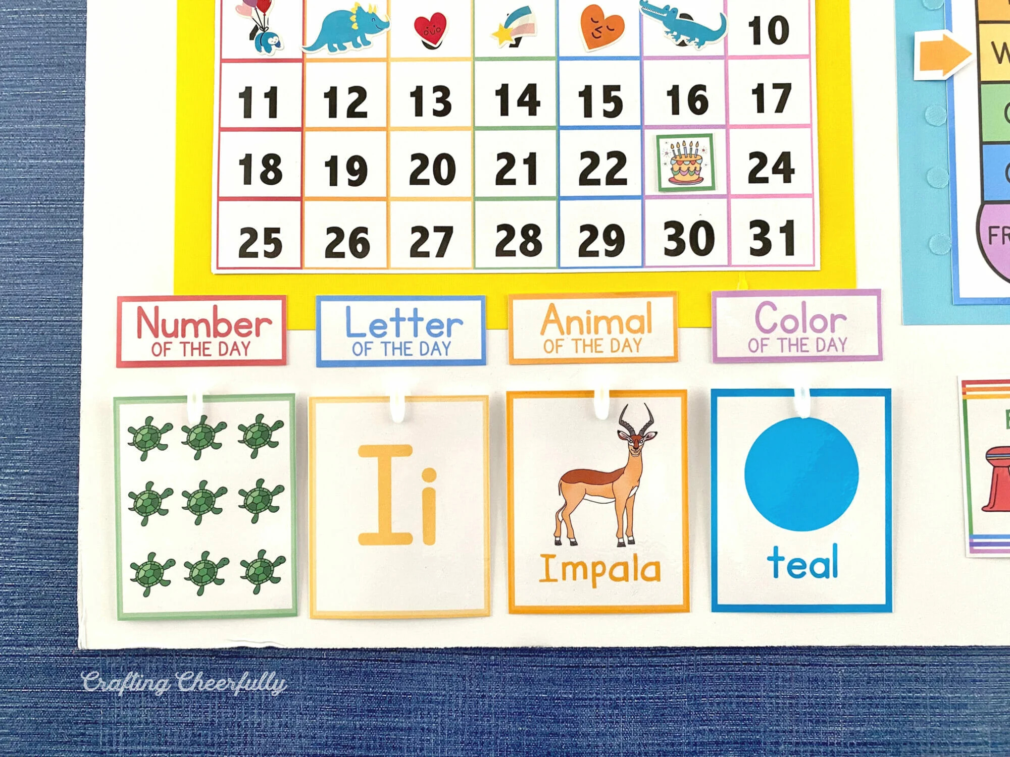 DIY Children s Calendar Free Calendar Printables In Multiple Languages 