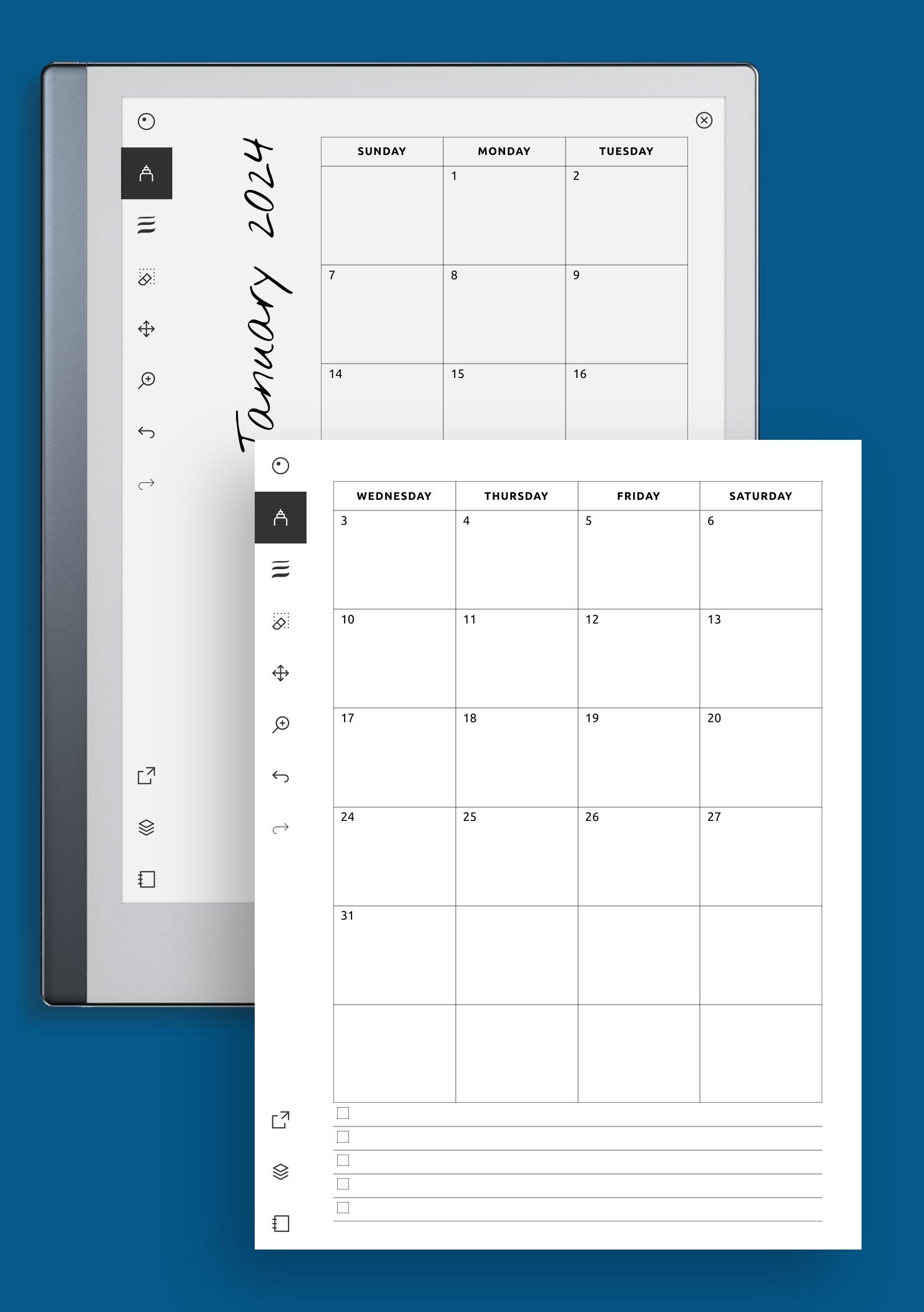 Monthly Free Printable Calendar For Patients