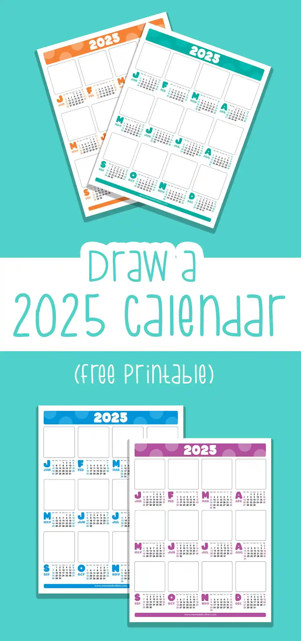 Printable Customized Calendar 2025