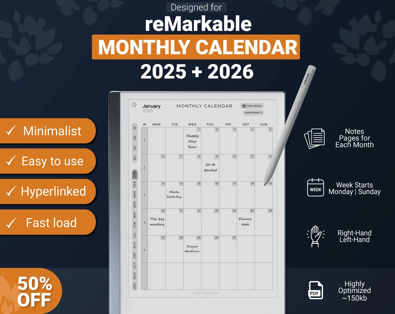 2 Year Calendar Printable 2025 And 2026