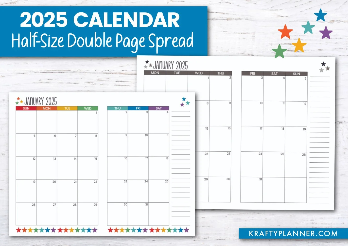 2025 Printable Calendar One Page Free