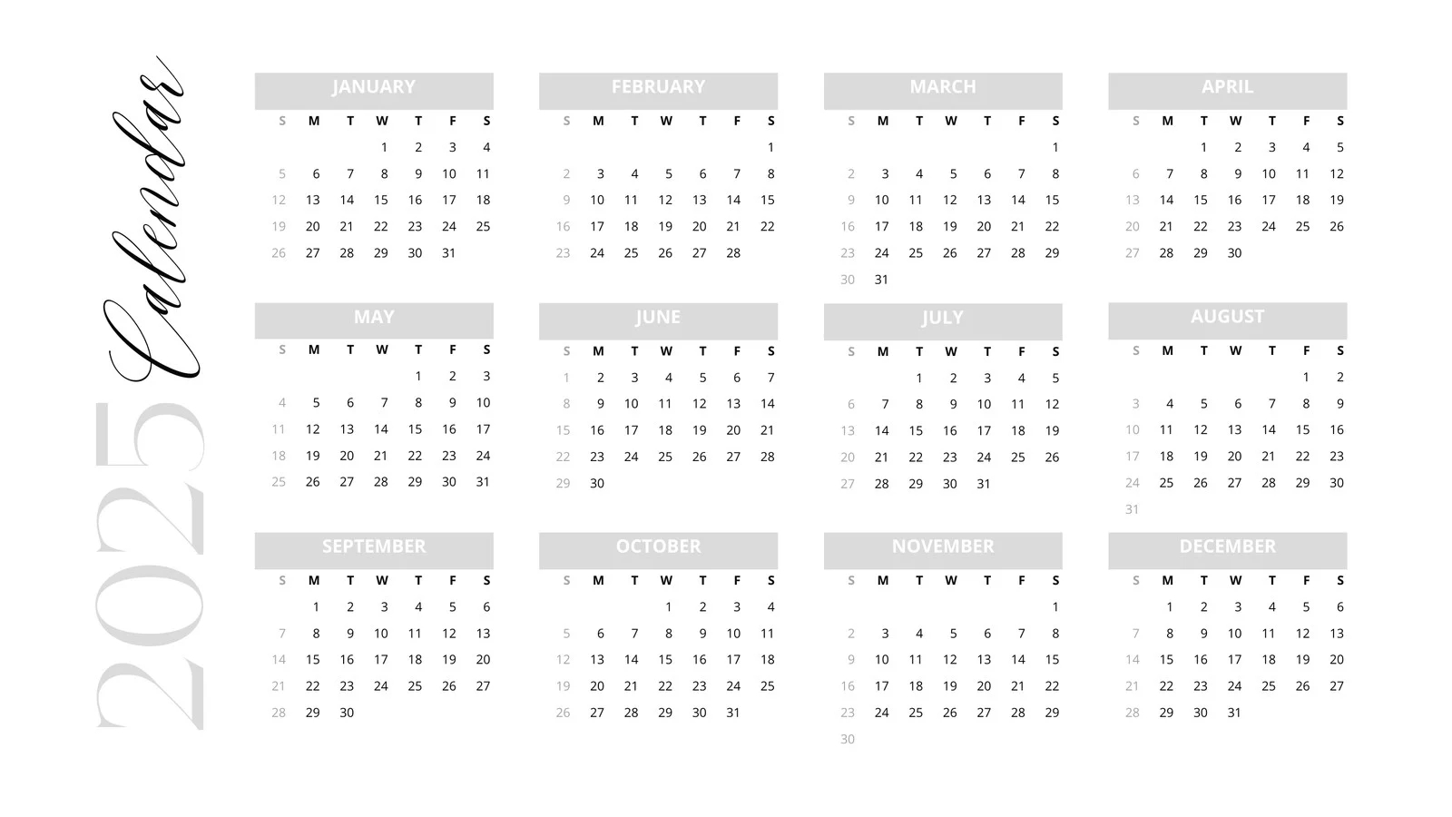 free and customizable calendar templates canva