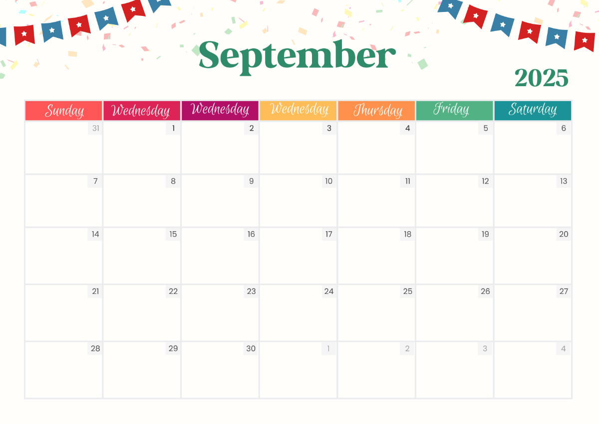 Free Calendar Templates Editable And Printable