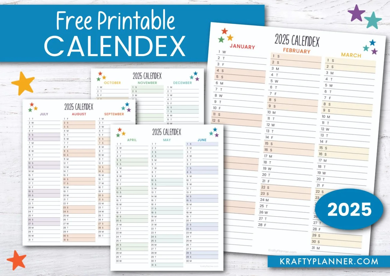 Printable 2025 Calendar Excel
