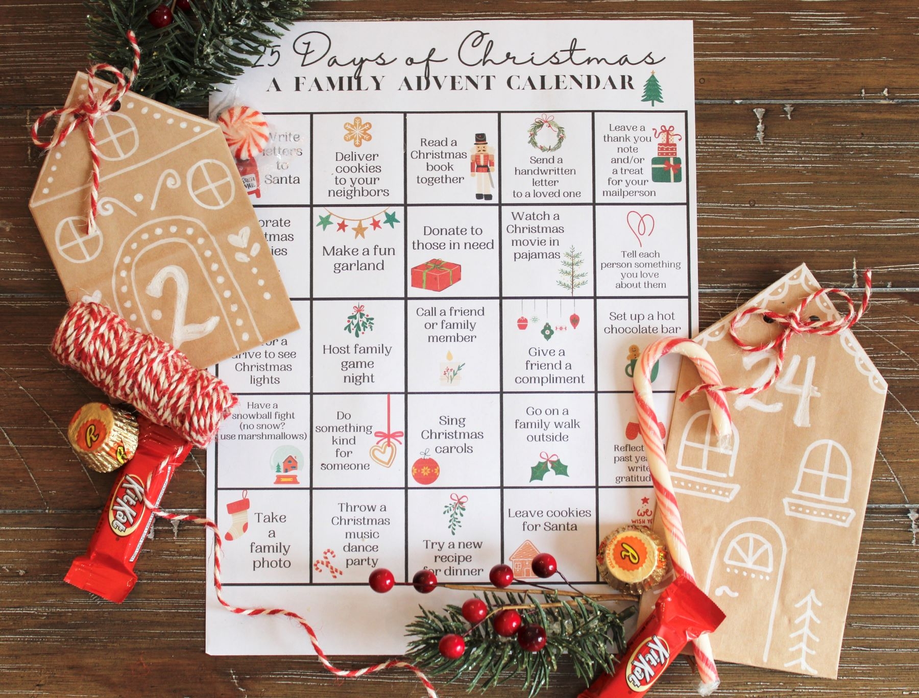 Free Printable Advent Calendar Activities