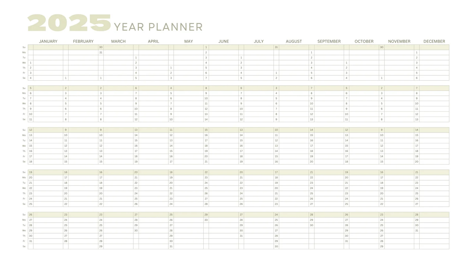 Free Printable Customizable Monthly Calendar Templates Canva
