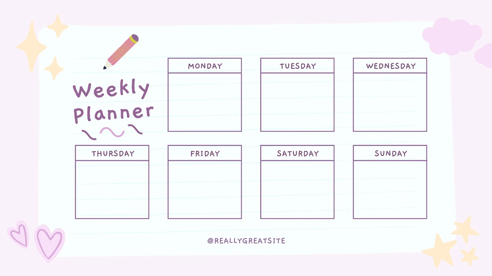 Free Printable Customizable Weekly Calendar Templates Canva