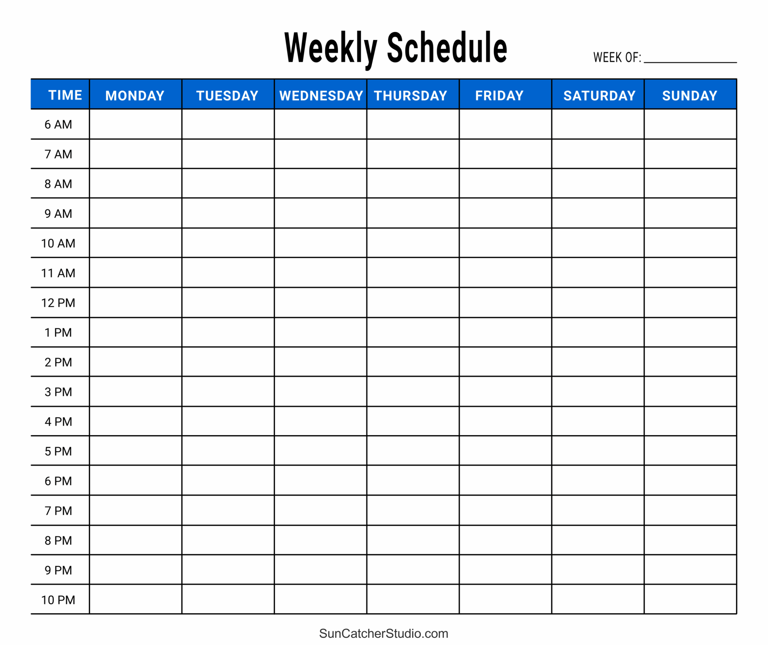 Free Printable Weekly Planner Templates PDF Free Printables Monograms Design Tools Patterns U0026 DIY Projects
