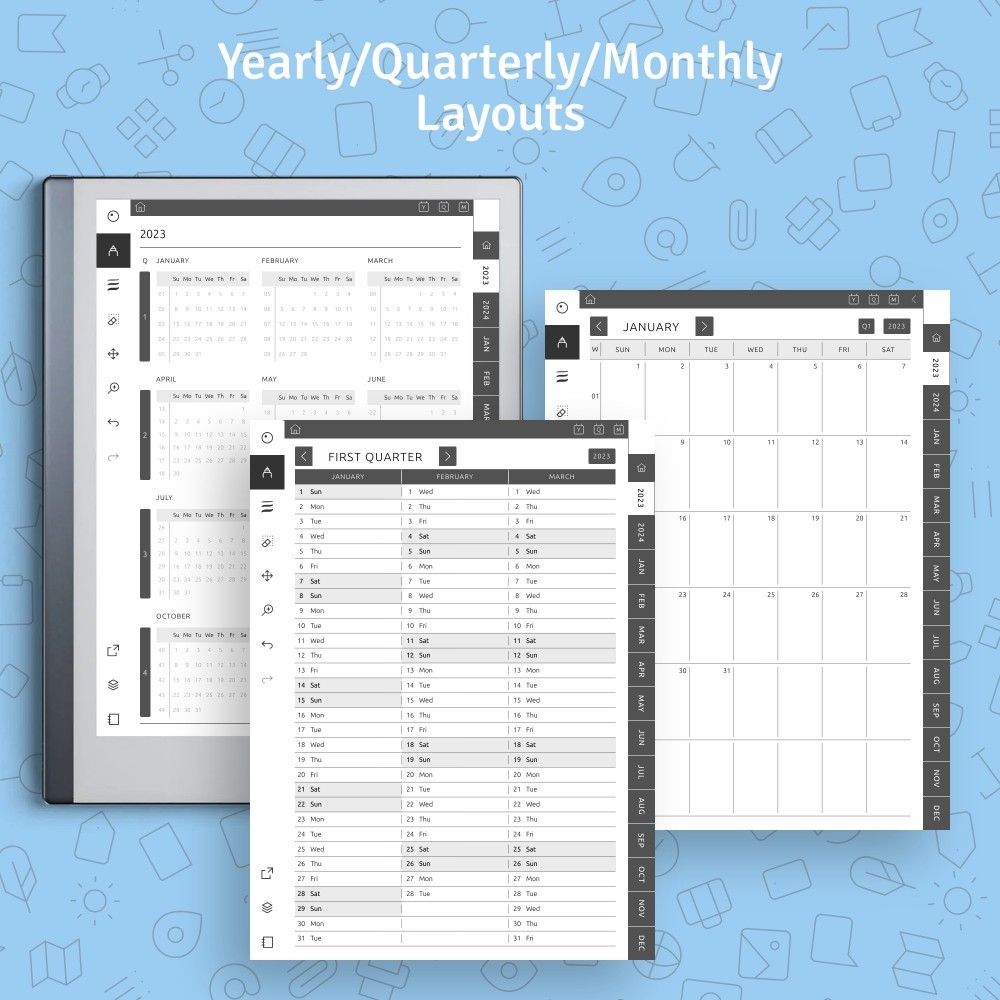 Printable Yearly Calendar 2025 Quarterly
