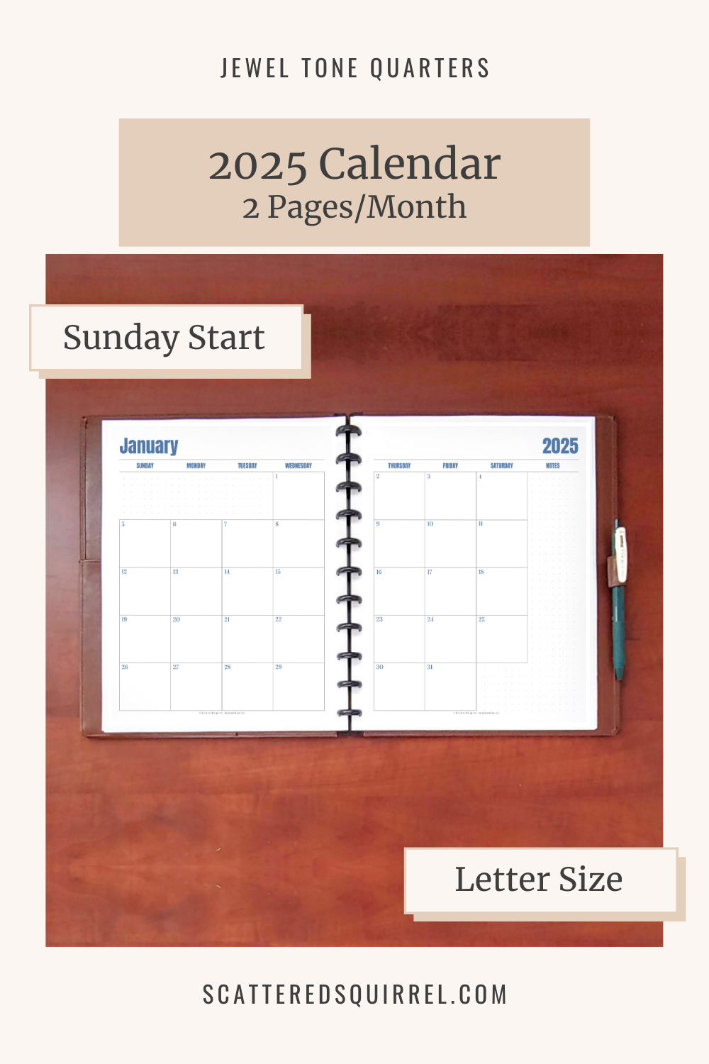 Get Your 2025 Calendars Now Scattered Squirrel