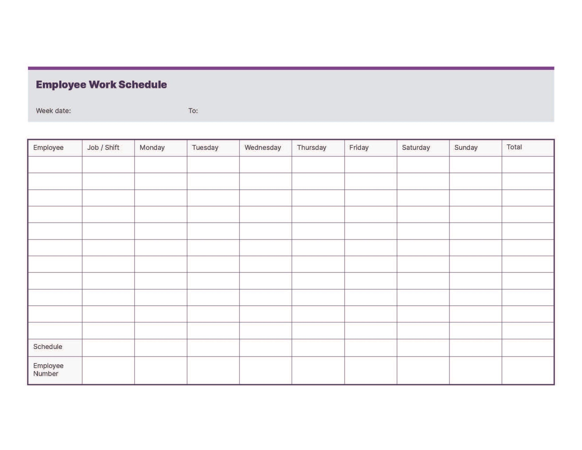 How To Create An Employee Schedule Calendar with Free Template Homebase