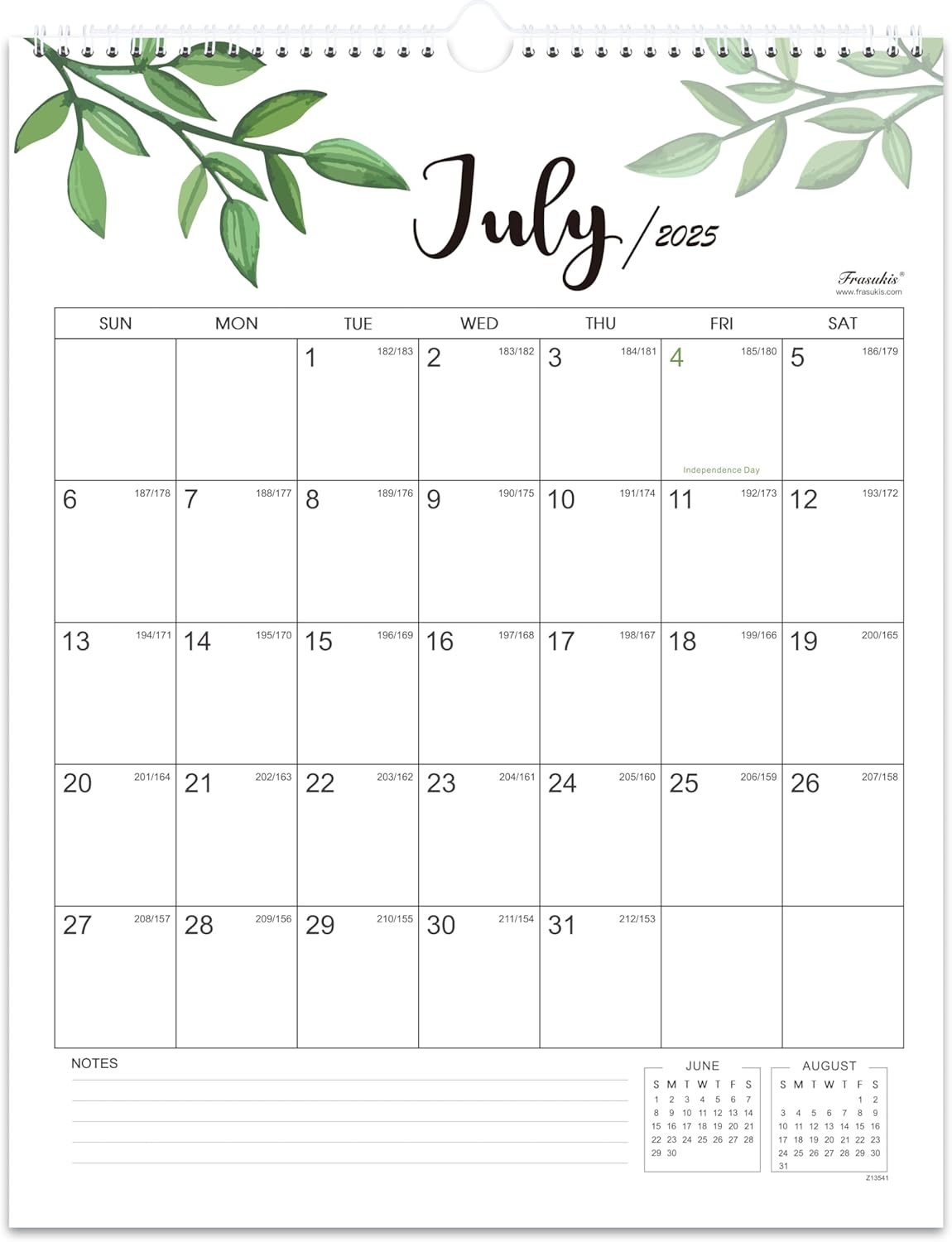 Printable Julian Calendar