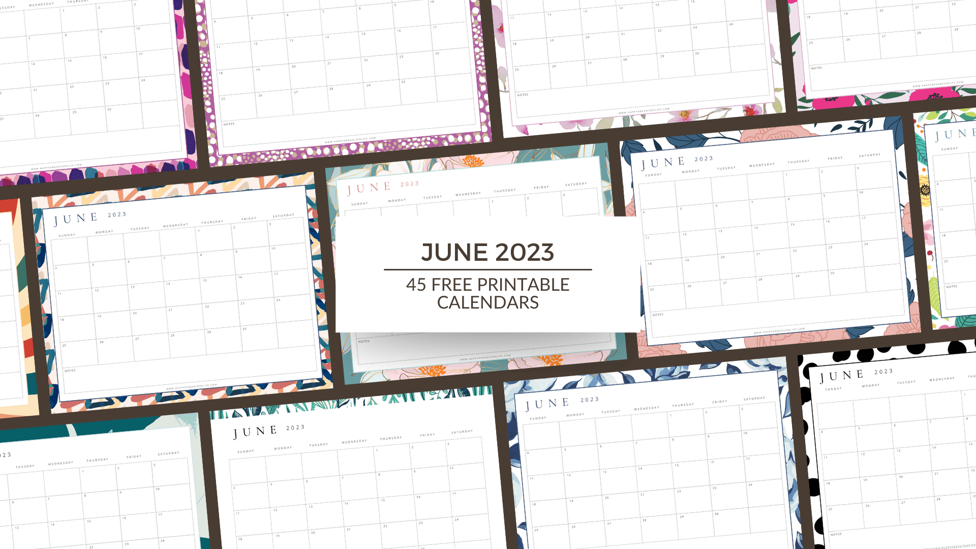 June Calendar For 2023 45 Free Printable Designs