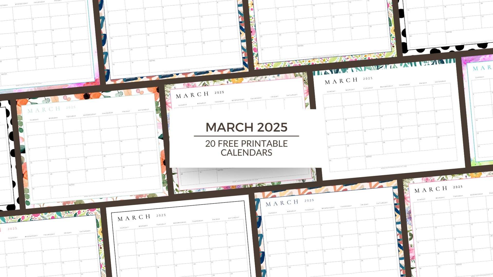 March Calendar For 2025 20 Free Printable Designs