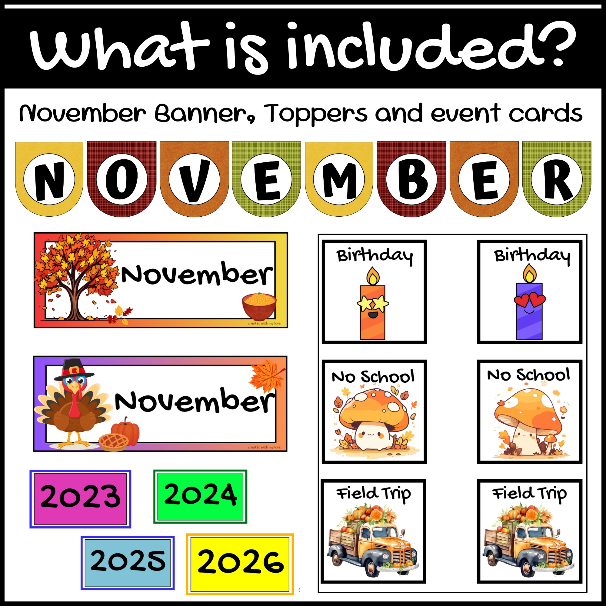 November Calendar Numbers Fall Pocket Chart Calendar Cards Made By Teachers
