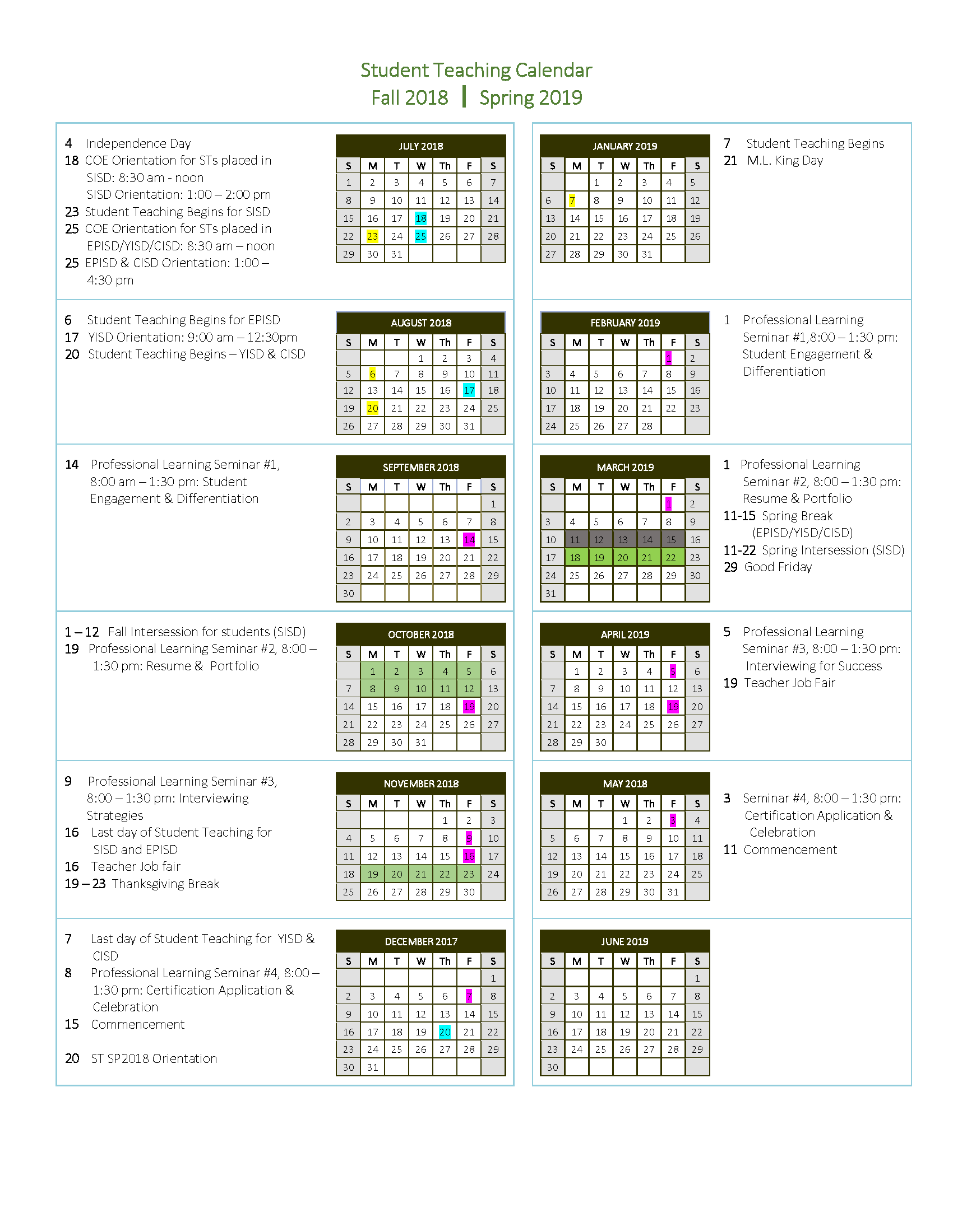 Yisd Calendar 2025 26 Printable