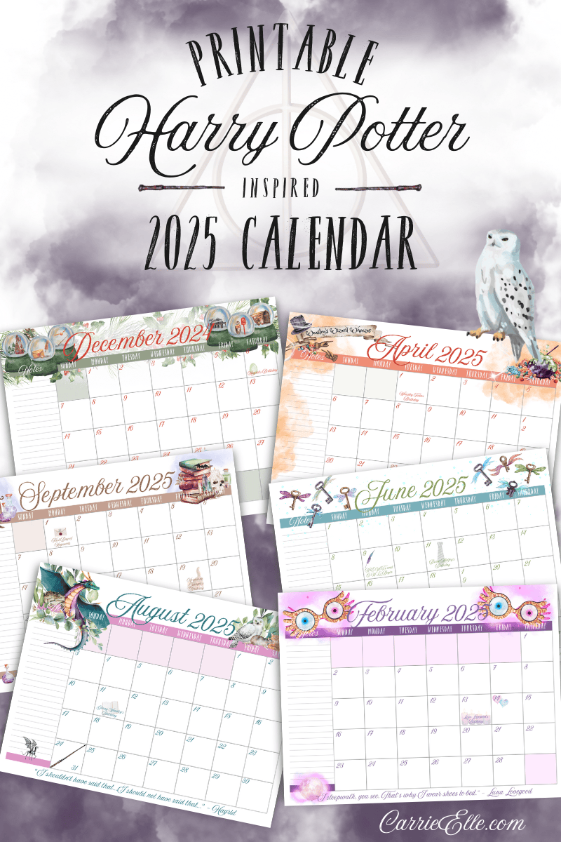 Printable Calendar 2025 Png