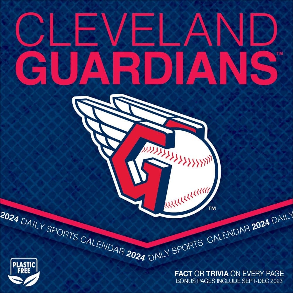 Print MLB Cleveland Guardians 2024 Desk Calendar