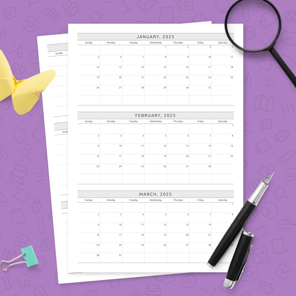 Printable Calendar Printable Monthly Calendar Templates