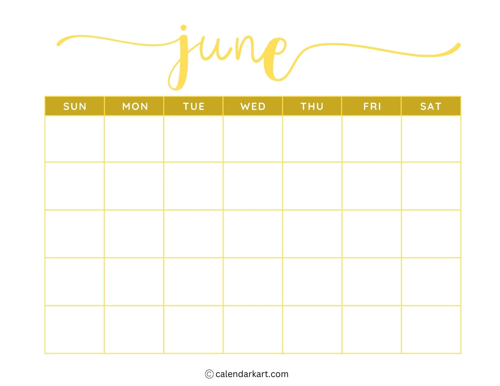 Printable Monthly Weekly And Yearly Blank Calendar Templates