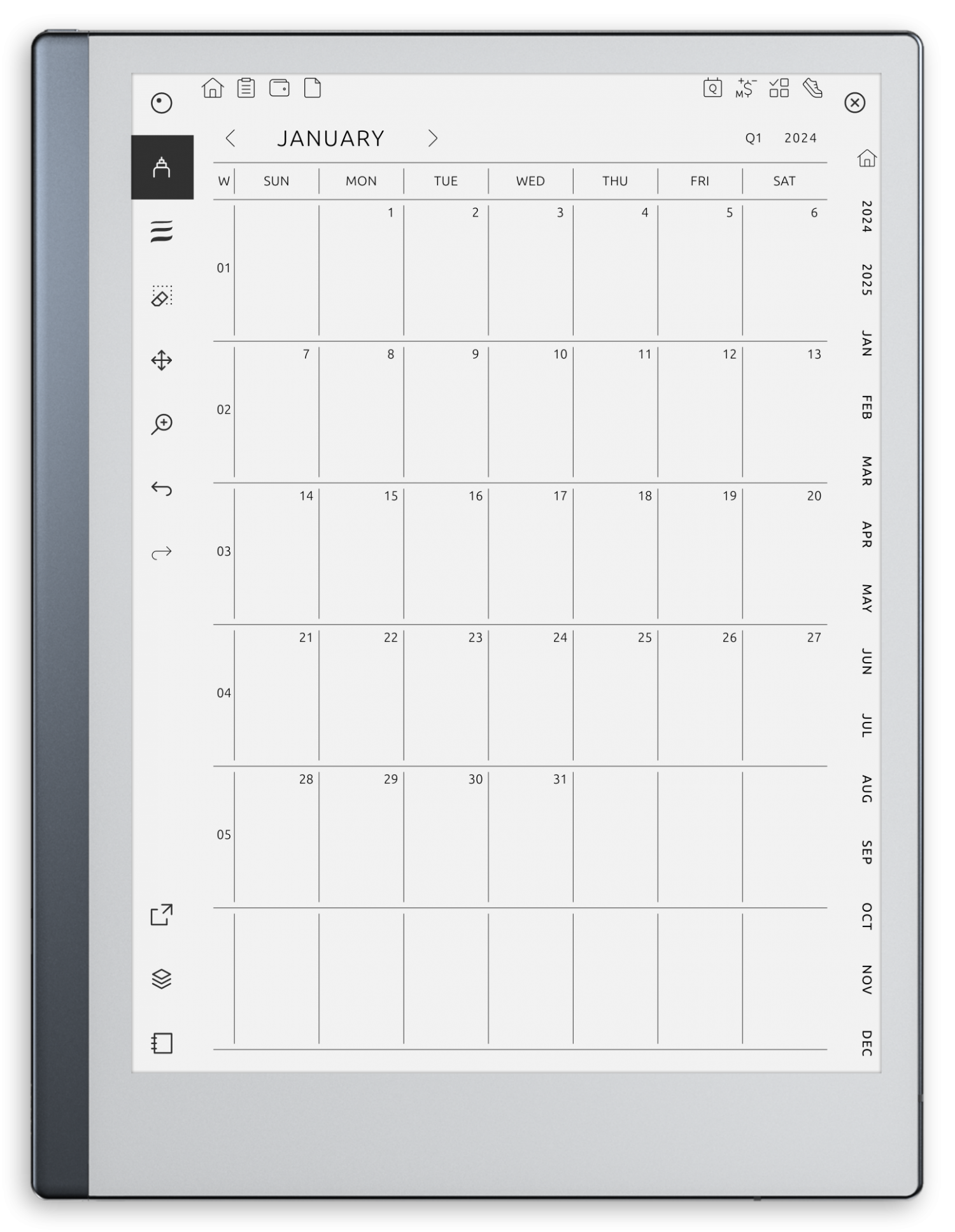 Free Printable Calendar Templates Portrait