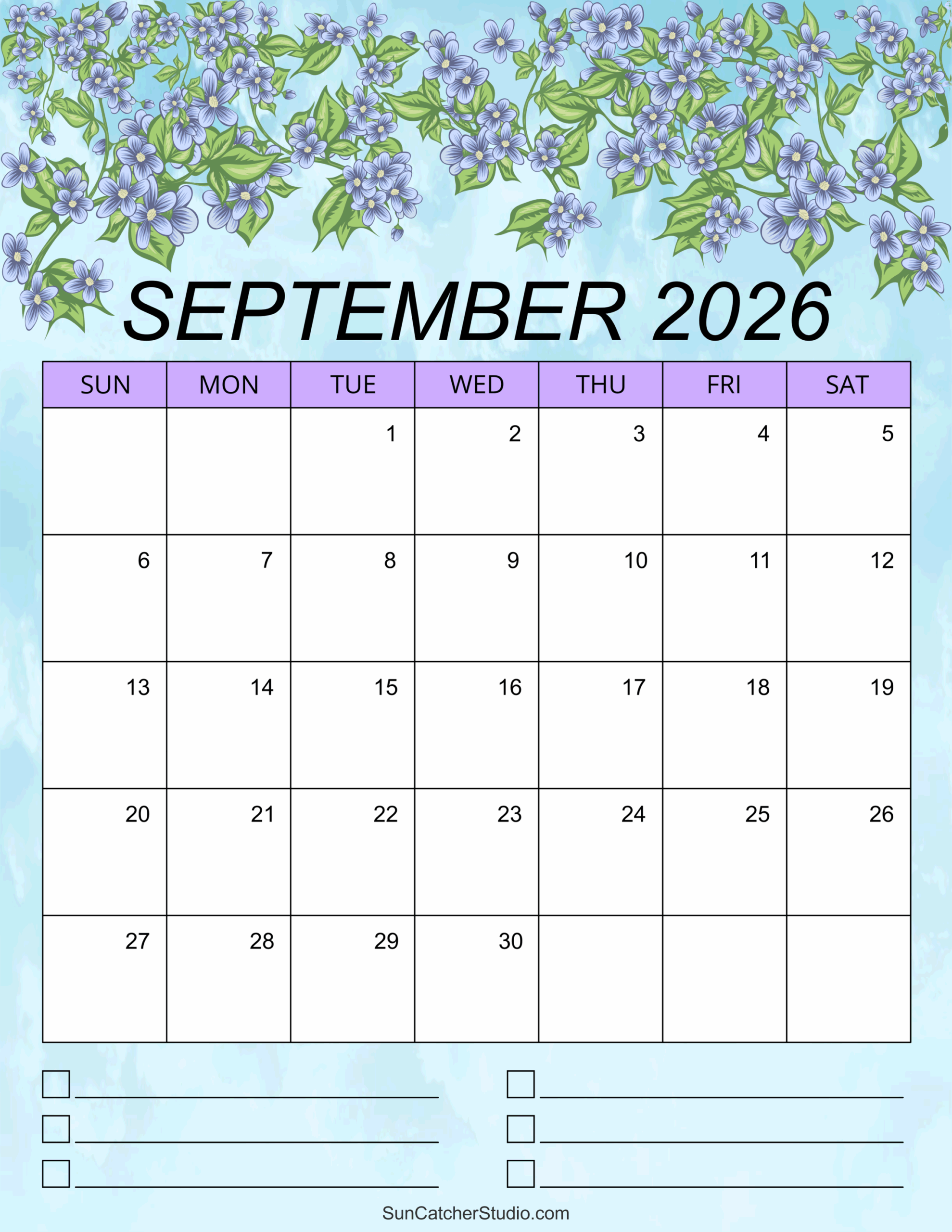 September 2026 Calendar Free Printable Free Printables Monograms Design Tools Patterns U0026 DIY Projects