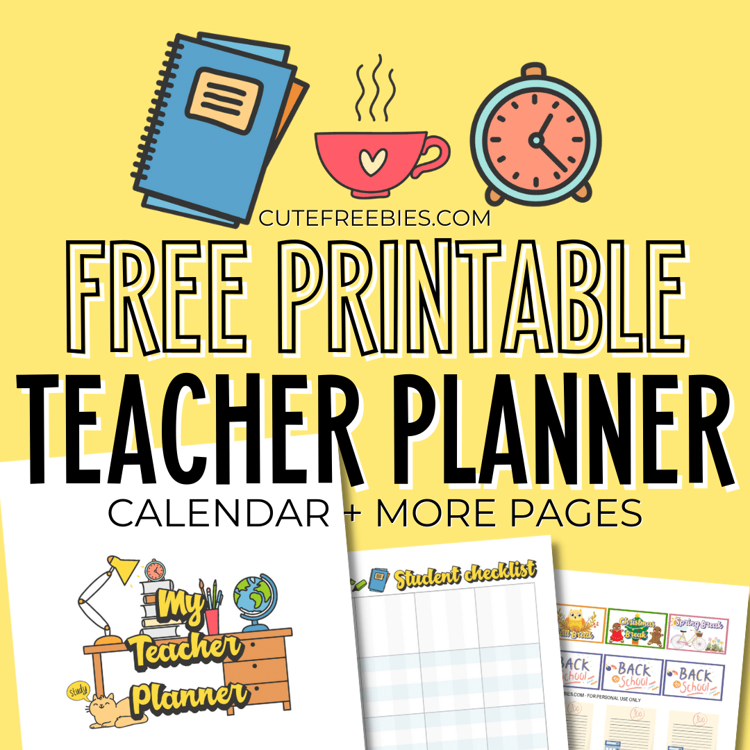 Free Printable Monthly Calendars For Teachers