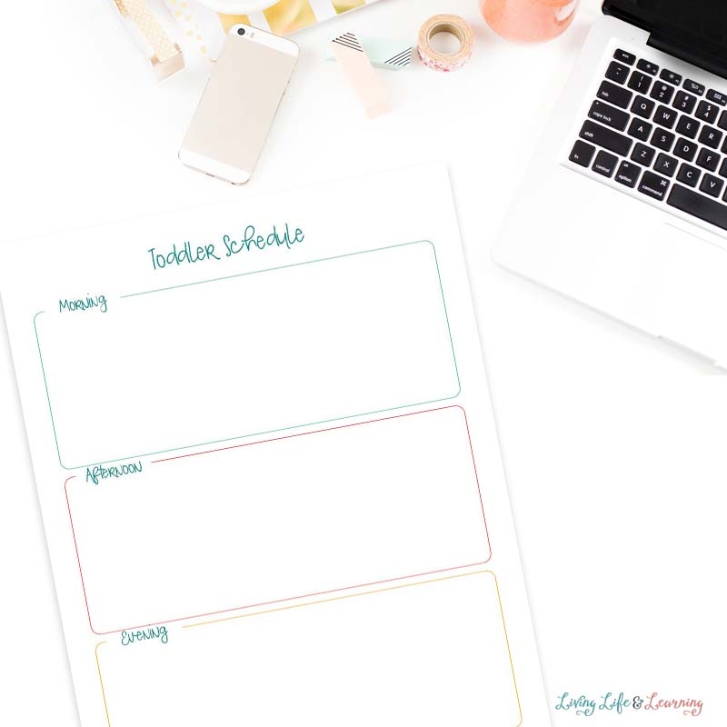 Toddler Weekly Calendar Printable