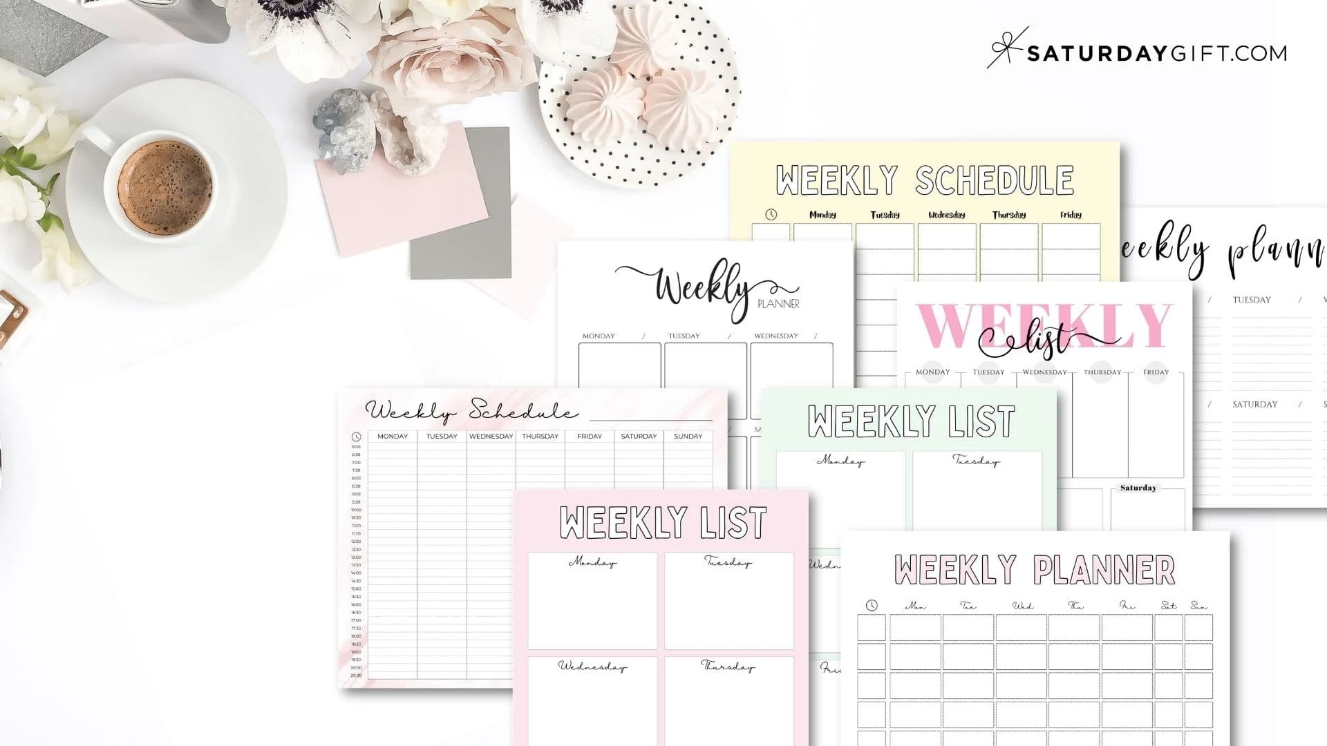 Safe Printable Weekly Calendar
