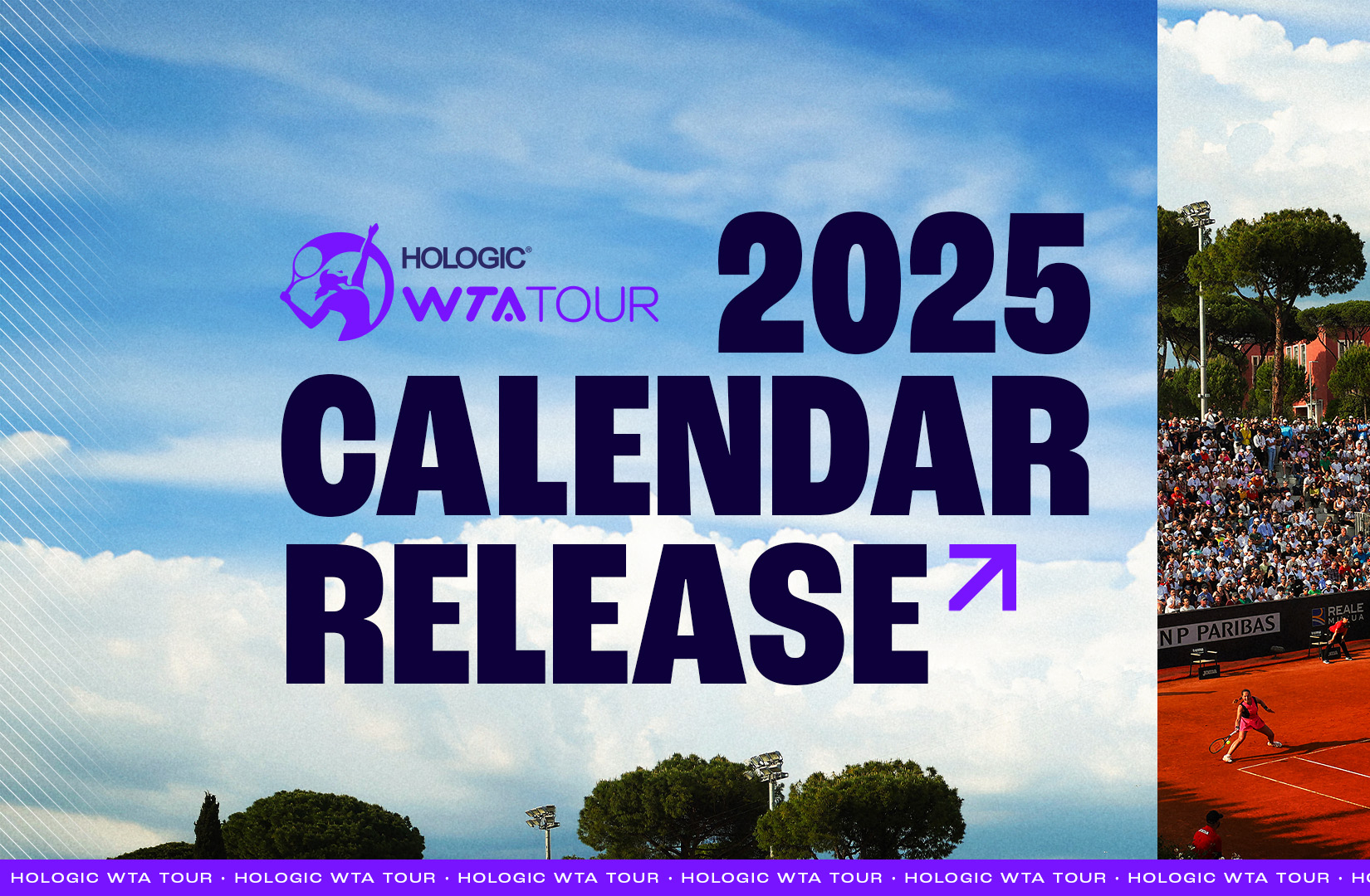 WTA Announces 2025 Hologic WTA Tour Calendar