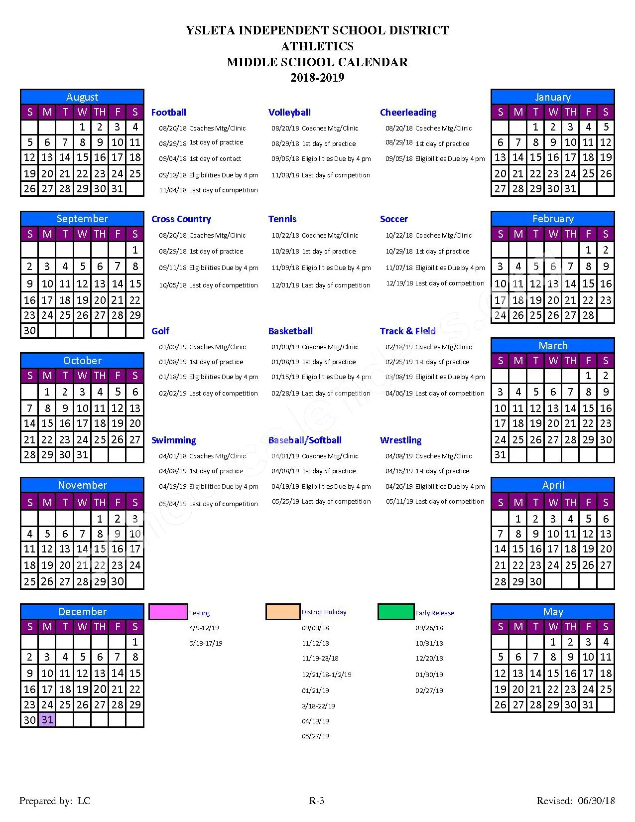 Ysleta Calendar 23 24 Digital Academic Calendar